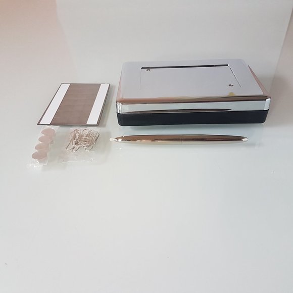 Silver Engravable Desk Organizer - Great gift! - Picture 10 of 16